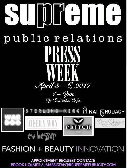 Supreme PR Press Week 2017