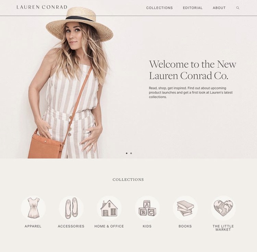 Lauren Conrad dot com reveals a brand-new look @LaurenConrad
