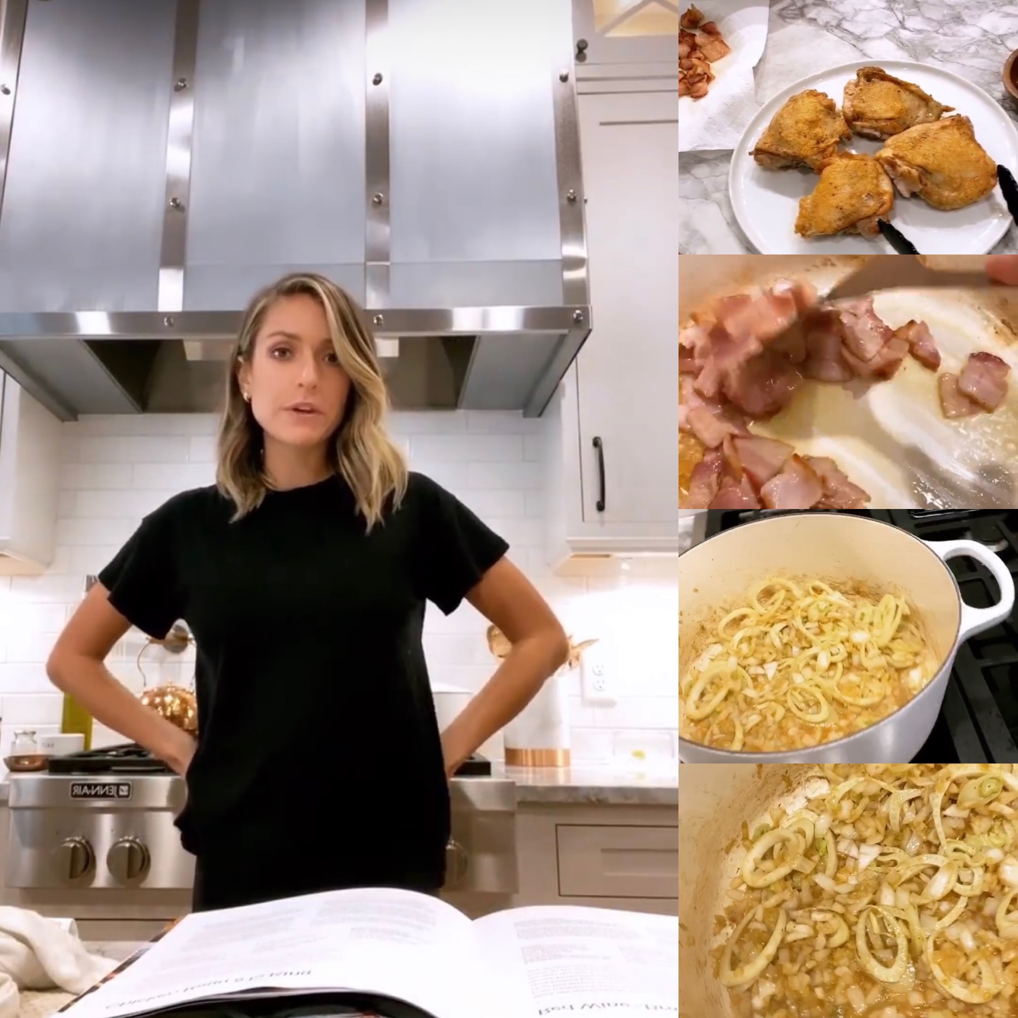 Kristin Cavallari’s dinner Chicken Ragu A La King