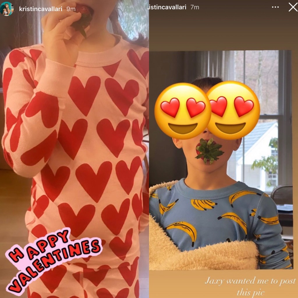 Kristin Cavallari celebrates Valentine’s Day with children